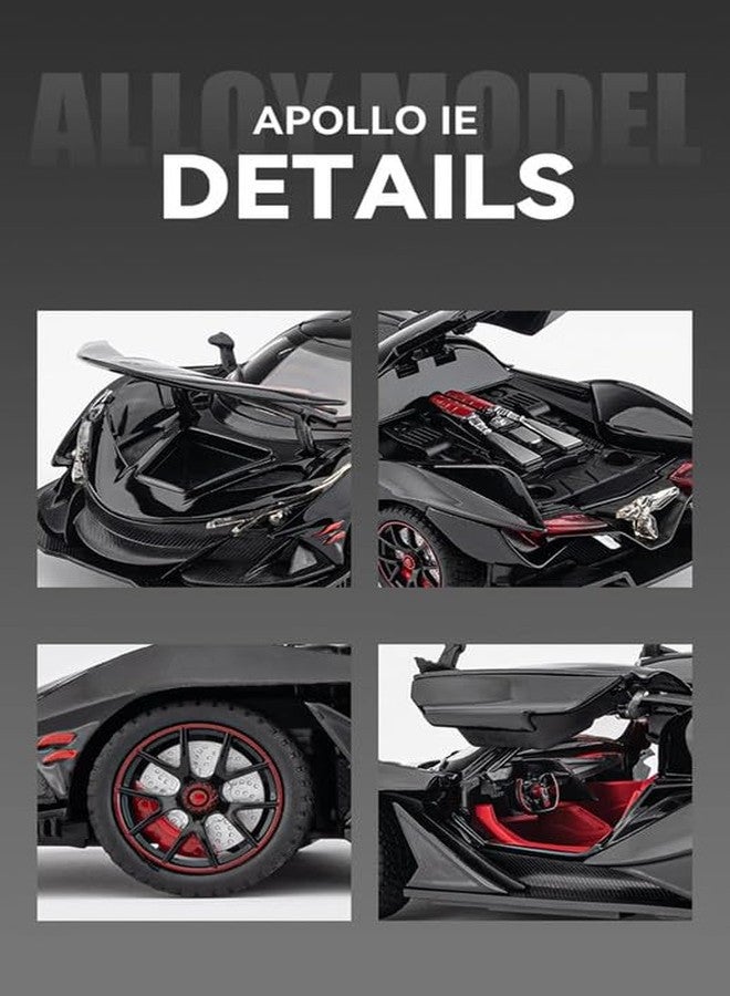 KONIGIN Play Game Kids 1:24 Scale Die-Cast Apollo Intensa Emozione with 4 Openable Doors Pull Back Action, Working Lights,Horn& Steerable Front Tyres (Multicolor) - Image 4